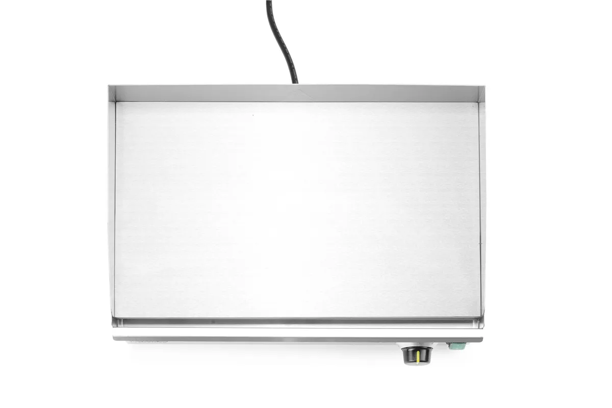 Płyta grillowa, Kitchen Line, gładka, 220-240V/2400W, 527x404x233mm Hendi 154939