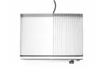 Płyta grillowa w połowie żebrowana, Kitchen Line, 1/2 gładka, 1/2 ryflowana, 220-240V/2400W, 527x404x233mm Hendi 154946