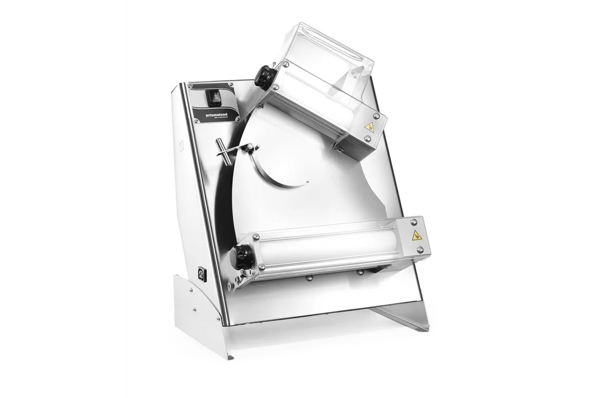 Wałkownica do pizzy Prismafood 300 z 2 parami wałków waga porcji ciasta 0,08-0,21kg 230V/250W 475x375x660mm Prismafood 1D010014
