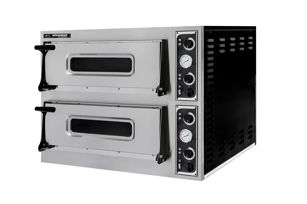 Piec do pizzy Basic 44, 2 komory, 400V/9400W, 975x814x745mm Prismafood 1F010050