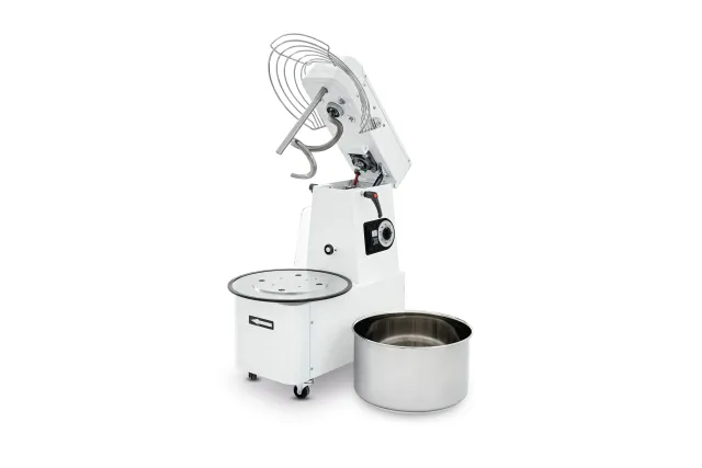 Miesiarka spiralna z podnoszoną głowicą i wyjmowaną dzieżą, 10l, 35 kg/godz., 10L, 230V/370W, 380x600x645mm Prismafood 1I051025