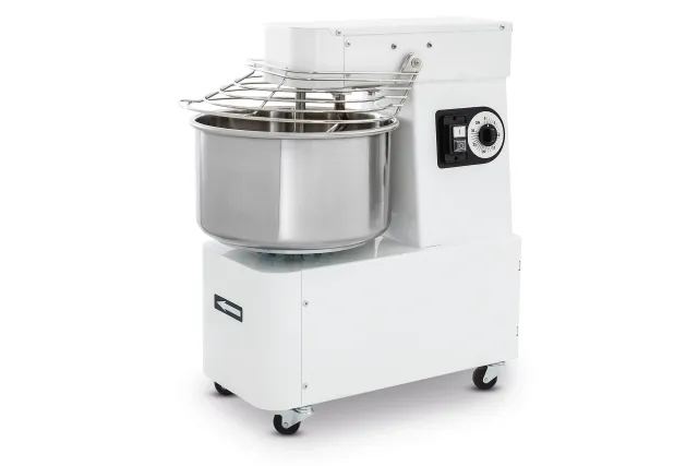 Miesiarka spiralna ze stałą głowicą i dzieżą, 22l, 56 kg/godz., 22L, 400V/750W, 385x670x725mm Prismafood 1I053010