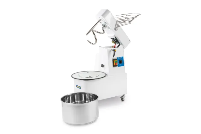 Miesiarka spiralna z podnoszoną głowicą i wyjmowaną dzieżą, 88 kg/h, 32L, 400V/1100W, 435x750x810mm Prismafood 1I054035