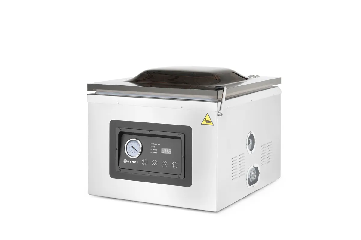 Pakowarka próżniowa komorowa 410, Profi Line, listwa zgrzewająca 410 mm, 230V/1100W, 510x625x455mm Hendi 201442