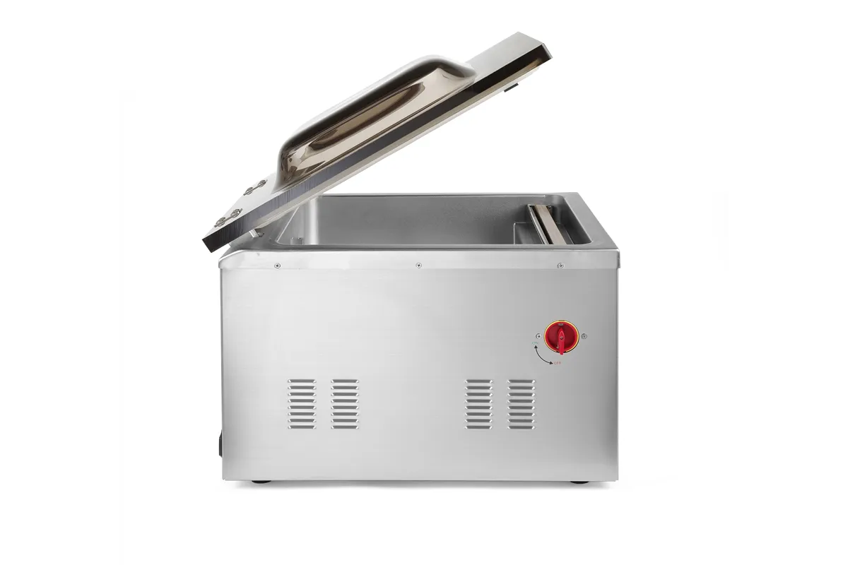 Pakowarka próżniowa komorowa 410, Profi Line, listwa zgrzewająca 410 mm, 230V/1100W, 510x625x455mm Hendi 201442