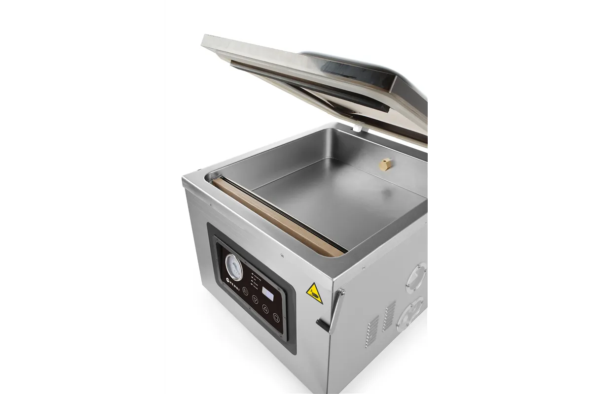 Pakowarka próżniowa komorowa 410, Profi Line, listwa zgrzewająca 410 mm, 230V/1100W, 510x625x455mm Hendi 201442