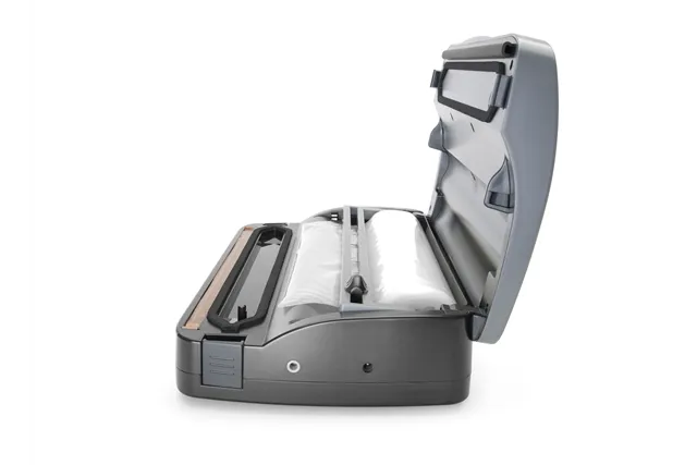 Pakowarka próżniowa z podajnikiem na rolkę , Budget Line, 220-240V/100W, 385x205x95mm Hendi 201626