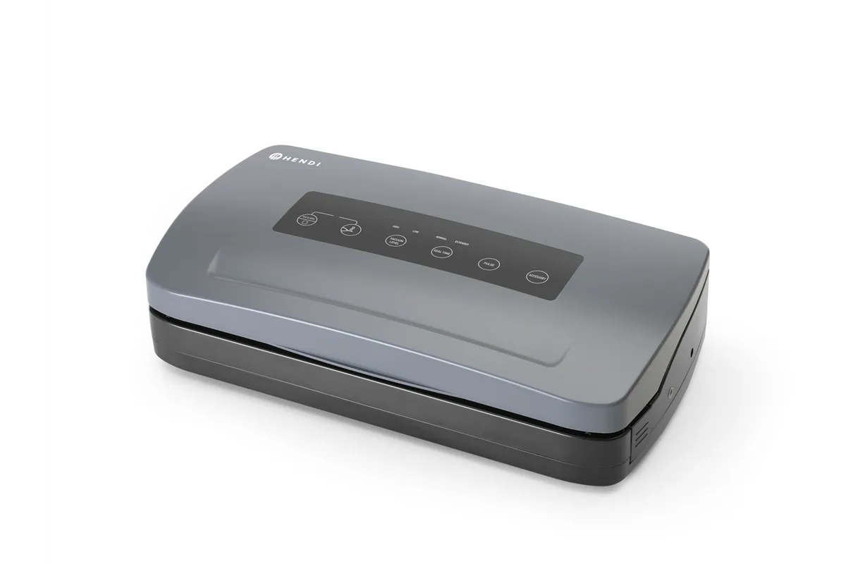 Pakowarka próżniowa z podajnikiem na rolkę , Budget Line, 220-240V/100W, 385x205x95mm Hendi 201626