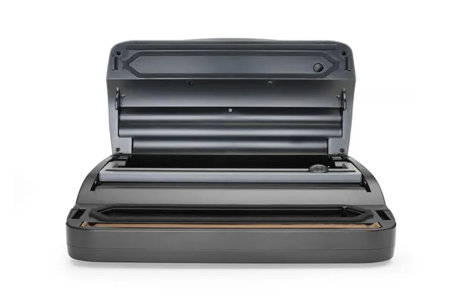 Pakowarka próżniowa z podajnikiem na rolkę , Budget Line, 220-240V/100W, 385x205x95mm Hendi 201626