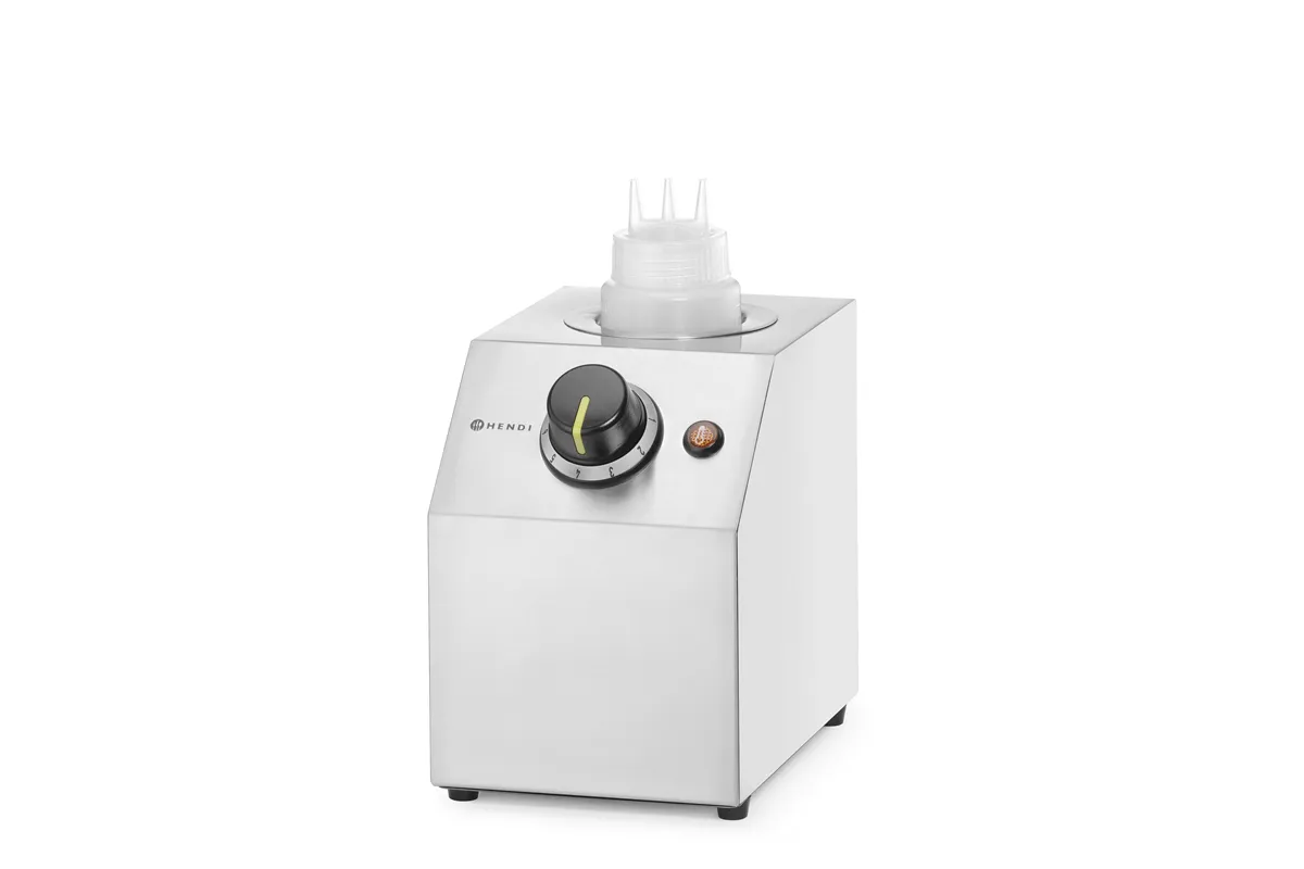 Podgrzewacz do sosów pojedynczy, 0,65L, 220-240V/200W, 150x223x282mm Hendi 201718