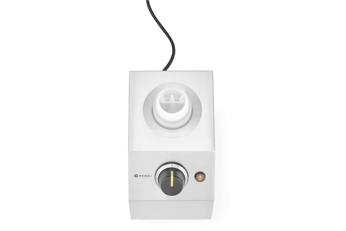 Podgrzewacz do sosów pojedynczy, 0,65L, 220-240V/200W, 150x223x282mm Hendi 201718