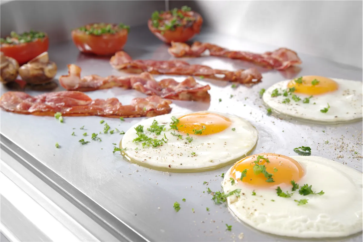 Płyta grillowa, Profi Line, gładka, 230V/2400W, 527x404x233mm Hendi 203149