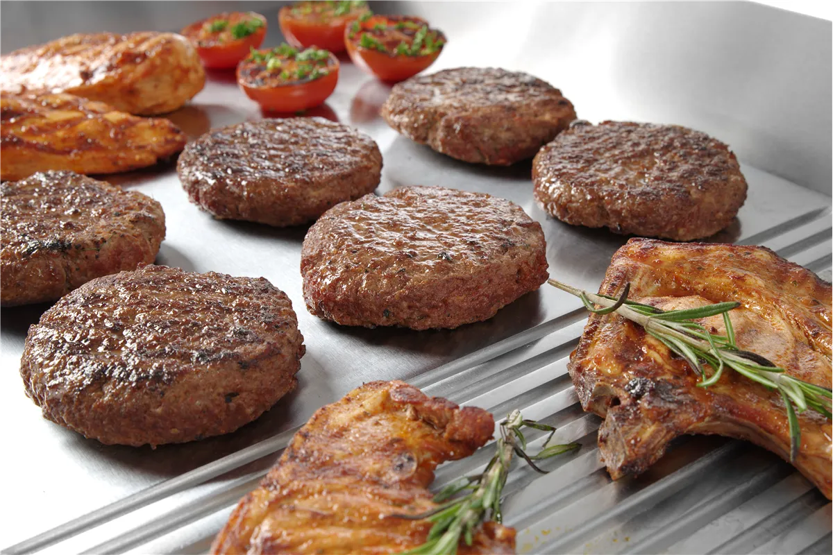 Płyta grillowa w ⅓ żebrowana, Profi Line, 2/3 gładka, 1/3 ryflowana, 230V/3500W, 697x474x241mm Hendi 203163