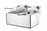 Frytownica 2×8l, Kitchen Line, 16L, 230V/7000W, 542x430x351mm Hendi 205839