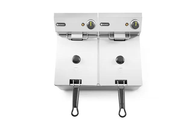 Frytownica 2×6l, Kitchen Line, 12L, 230V/6600W, 550x430x305mm Hendi 205853