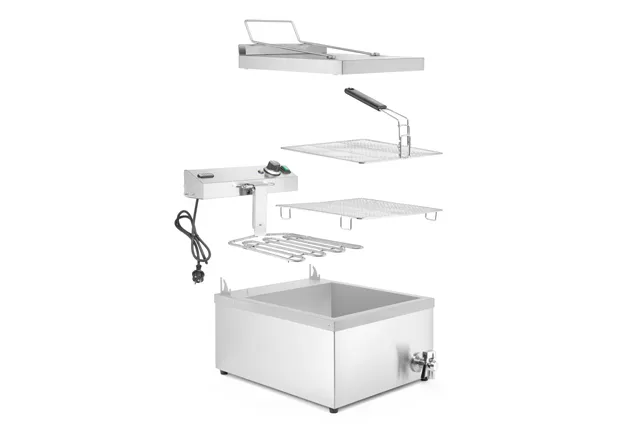 Smażalnik, 12L, 230V/3500W, 630x860x438mm Hendi 205914