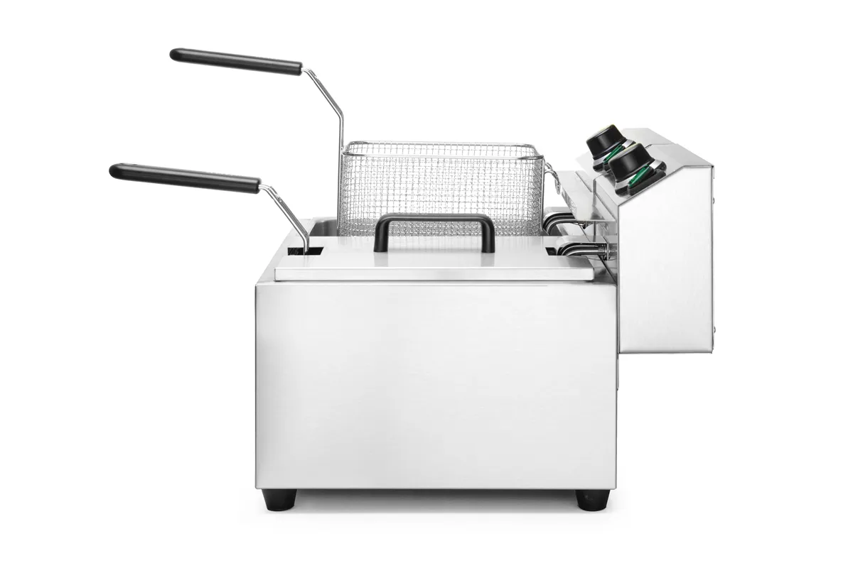 Frytownica manualna , 2x8l, Profi Line, 16L, 230V/7000W, 605x460x369mm Hendi 207307