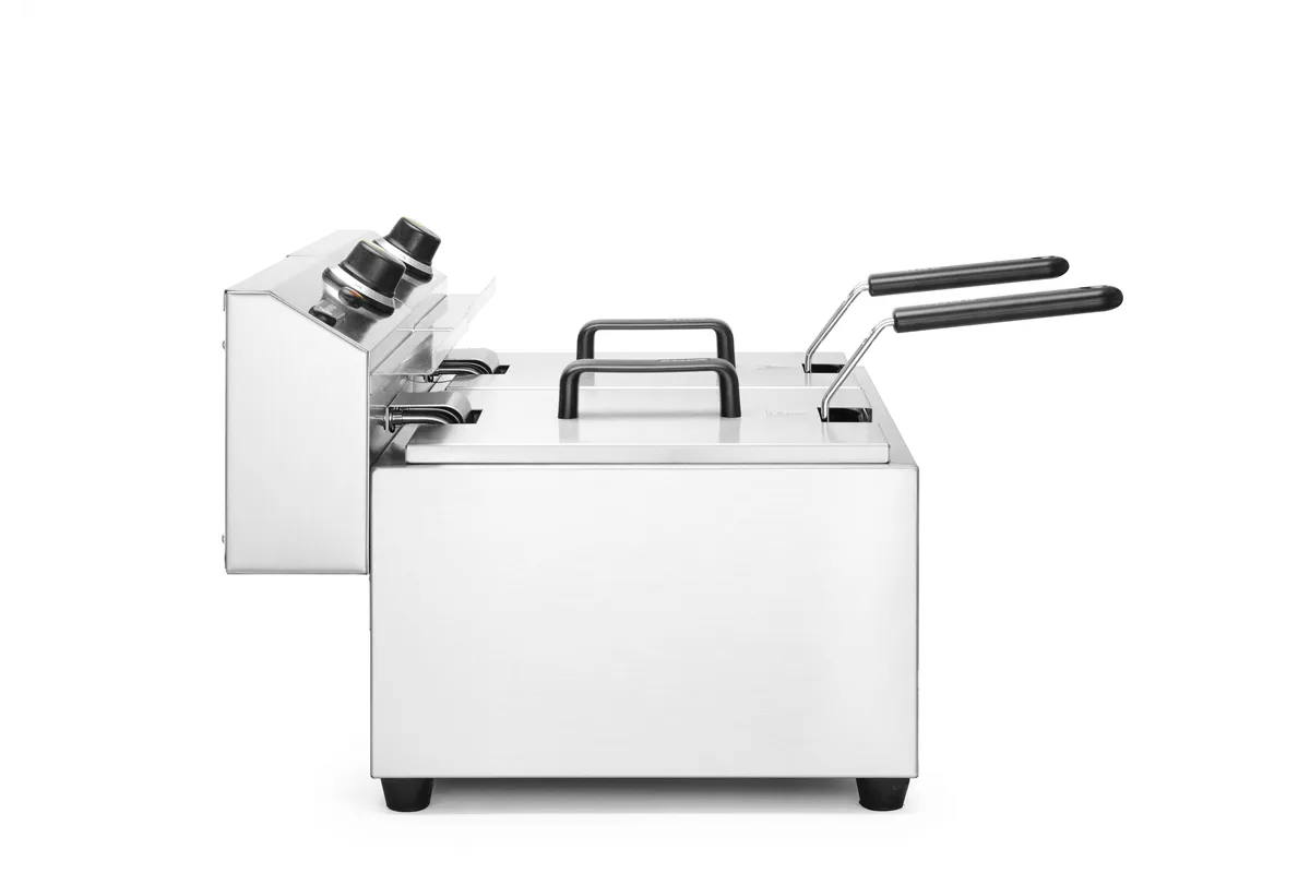 Frytownica manualna , 2x8l, Profi Line, 16L, 230V/7000W, 605x460x369mm Hendi 207307