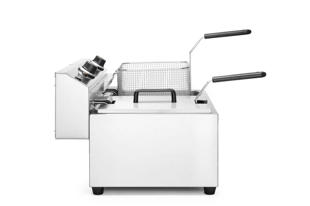 Frytownica manualna , 2x8l, Profi Line, 16L, 230V/7000W, 605x460x369mm Hendi 207307