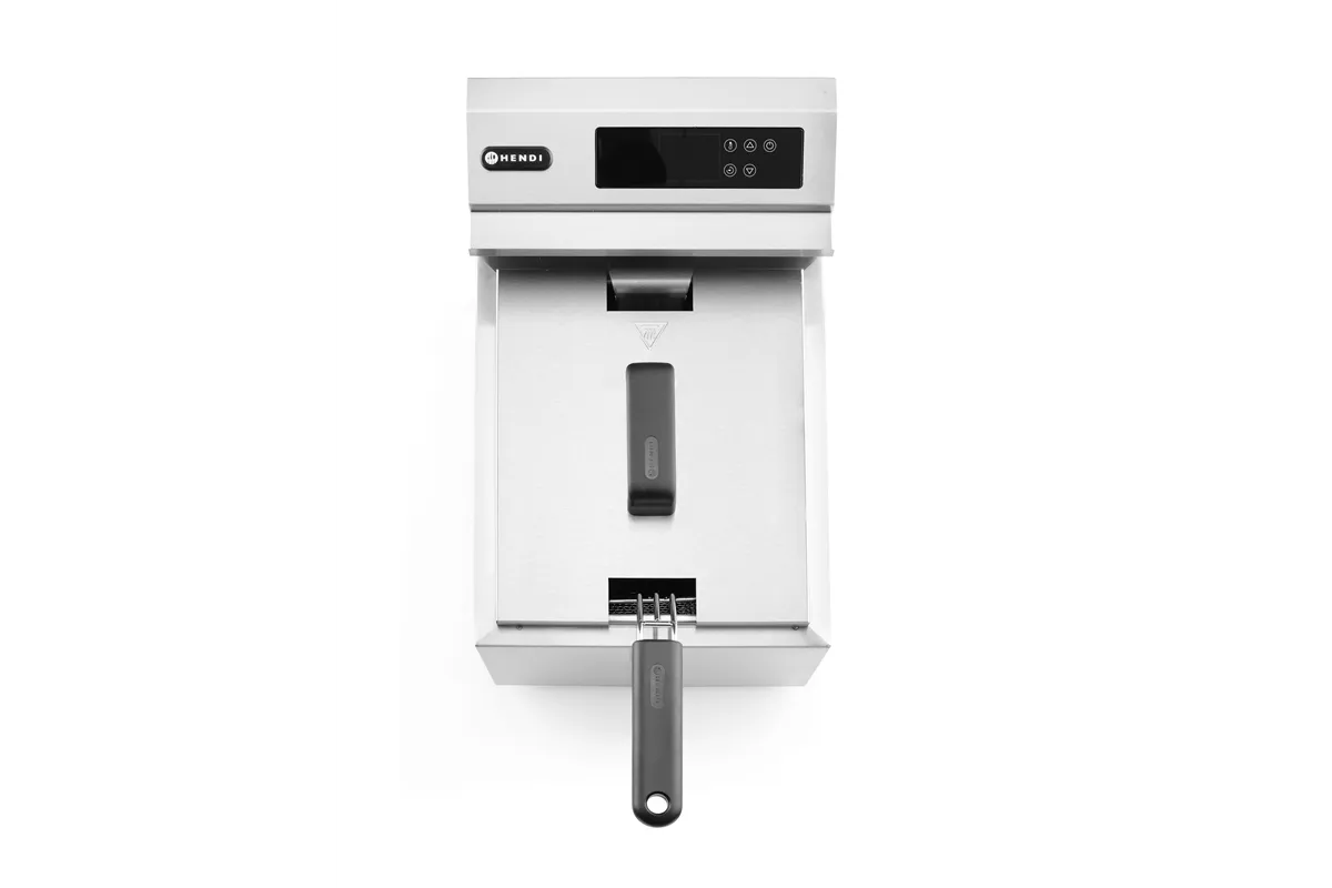 Frytownica z panelem cyfrowym Profi Line z kranem spustowym 8l, 8L, 230V/3500W, 300x515x345mm Hendi 207369