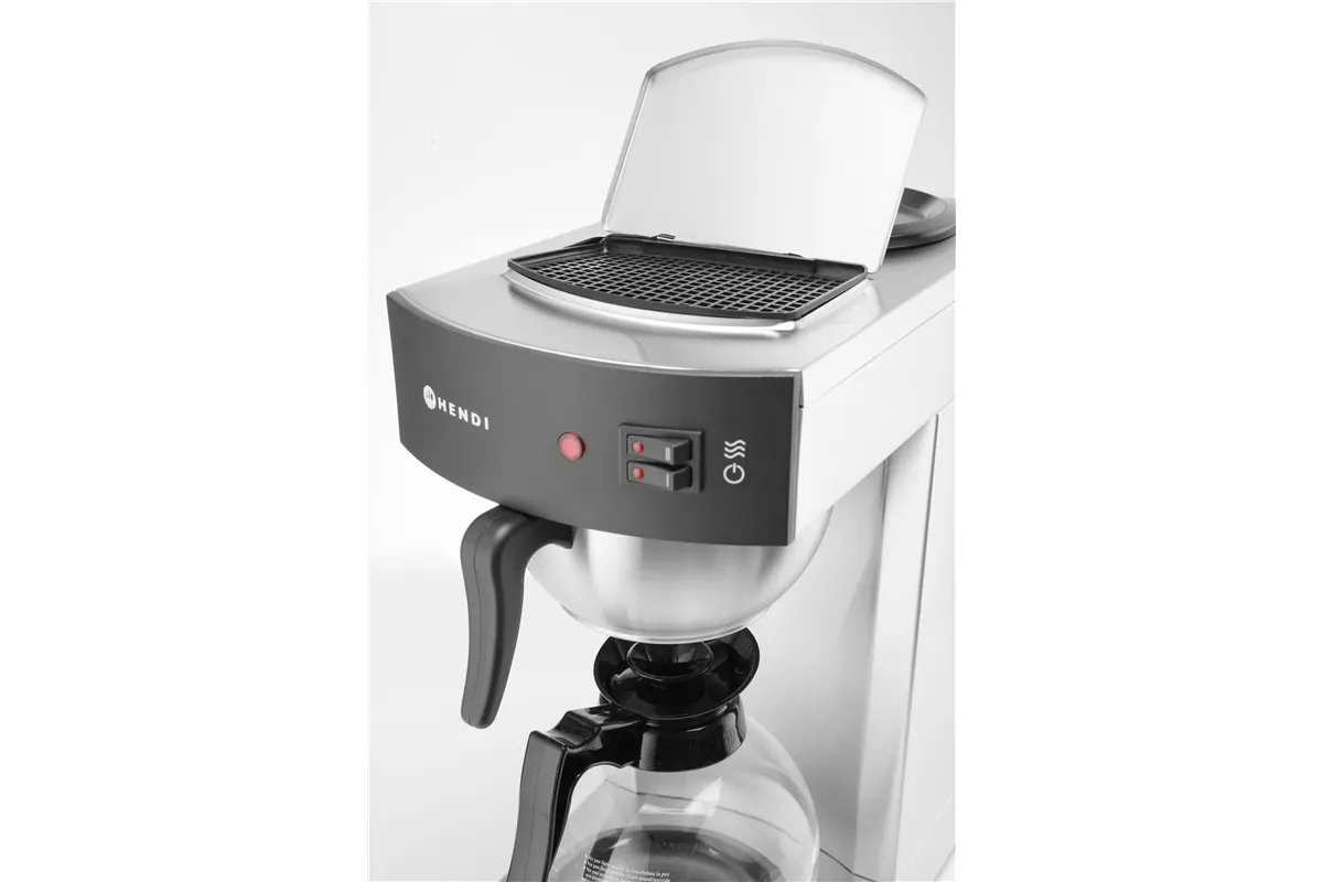 Ekspres przelewowy do kawy, Kitchen Line, 1,8L, 230V/1480W, 220x383x465mm Hendi 208304