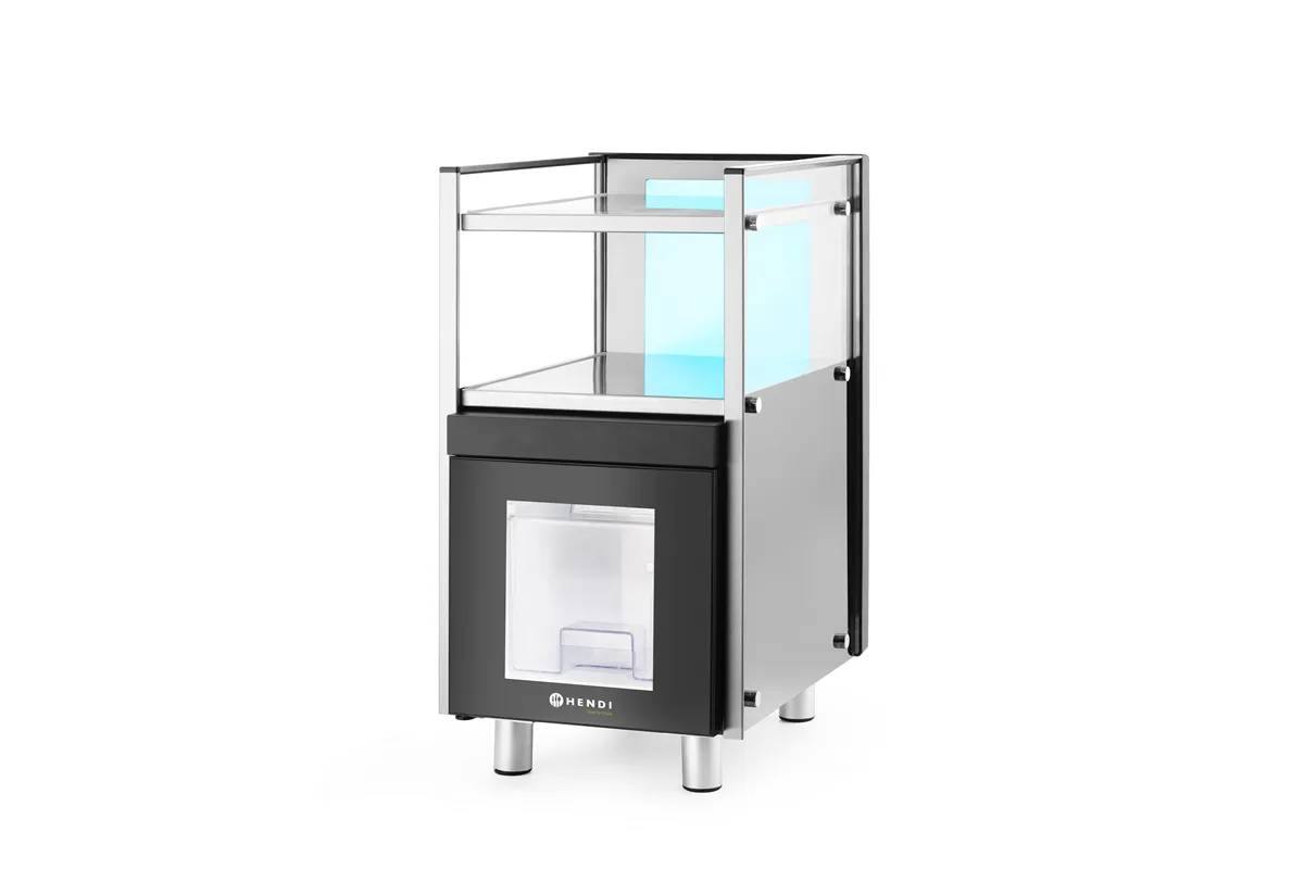 Lodówka na mleko z podgrzewaczem do filiżanek, 3,5L, 230V/168W, 313x442x613mm Hendi 209080