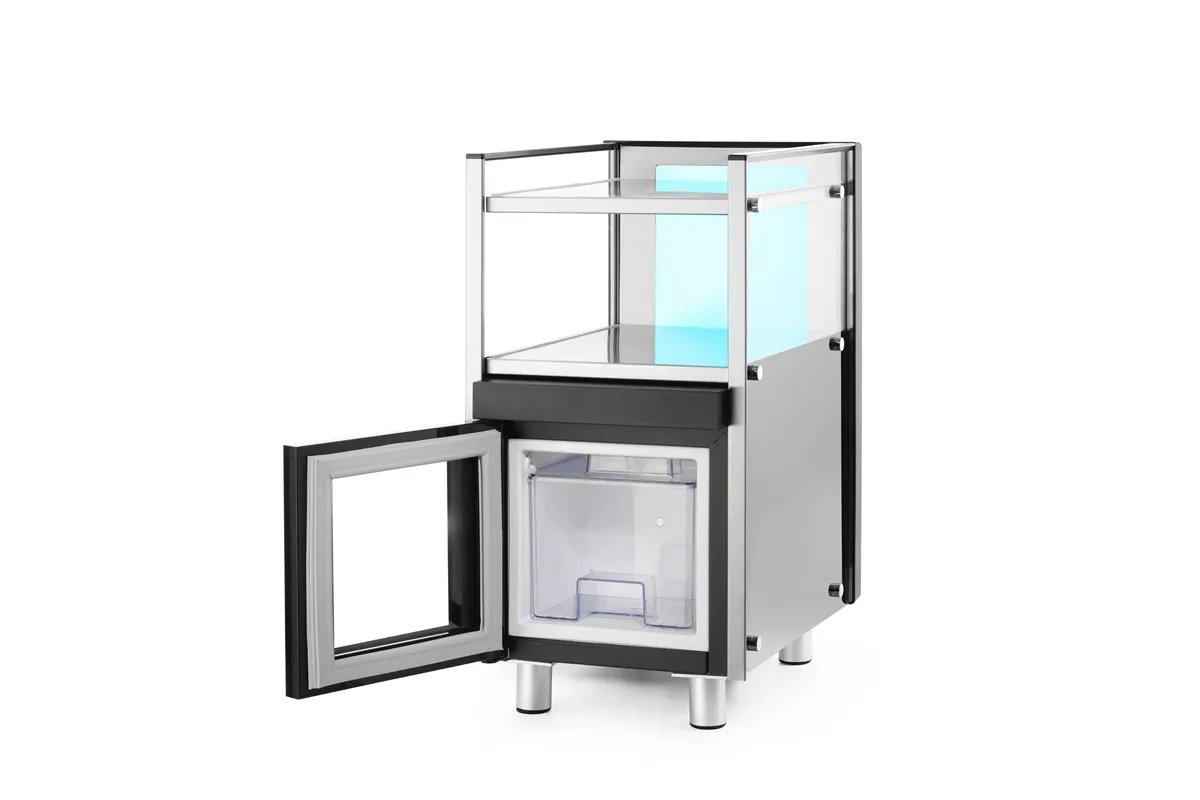 Lodówka na mleko z podgrzewaczem do filiżanek, 3,5L, 230V/168W, 313x442x613mm Hendi 209080