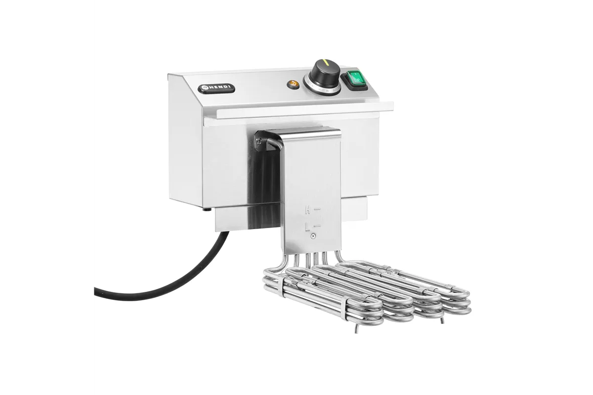 Frytownica XL Profi Line z kranem spustowym, manualna, 10l, 400 V, Profi Line, 10L, 400V/6600W, 300x680x420mm Hendi 209424