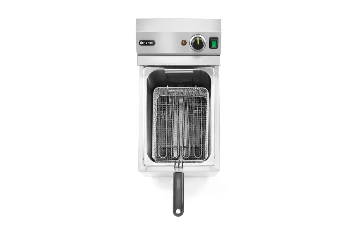 Frytownica XL Profi Line z kranem spustowym, manualna, 10l, 400 V, Profi Line, 10L, 400V/6600W, 300x680x420mm Hendi 209424