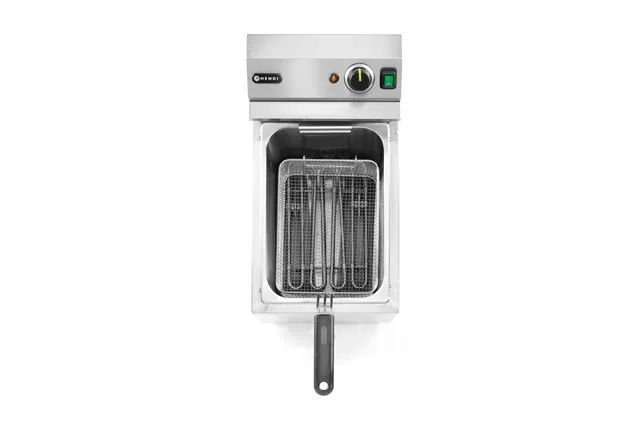 Frytownica XL Profi Line z kranem spustowym, manualna, 10l, 400 V, Profi Line, 10L, 400V/6600W, 300x680x420mm Hendi 209424