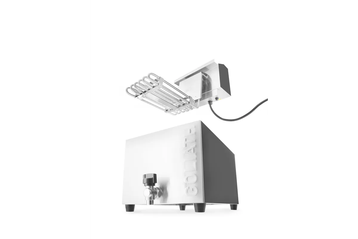 Frytownica XL z kranem spustowym HENDI GOLIATH, 10L, 400V/10200W, 300x585x392mm Hendi 209431