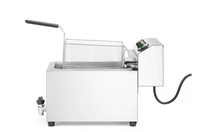 Frytownica XL z kranem spustowym HENDI GOLIATH, 10L, 400V/10200W, 300x585x392mm Hendi 209431