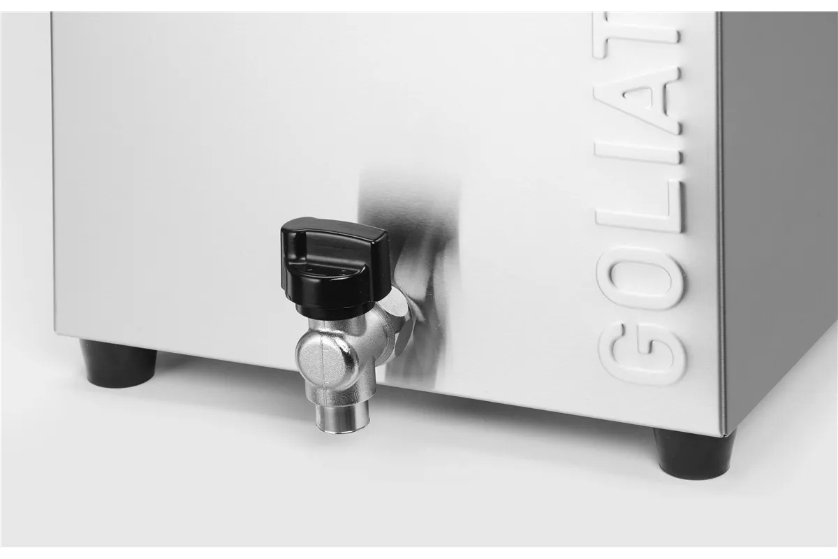 Frytownica XL z kranem spustowym HENDI GOLIATH, 10L, 400V/10200W, 300x585x392mm Hendi 209431