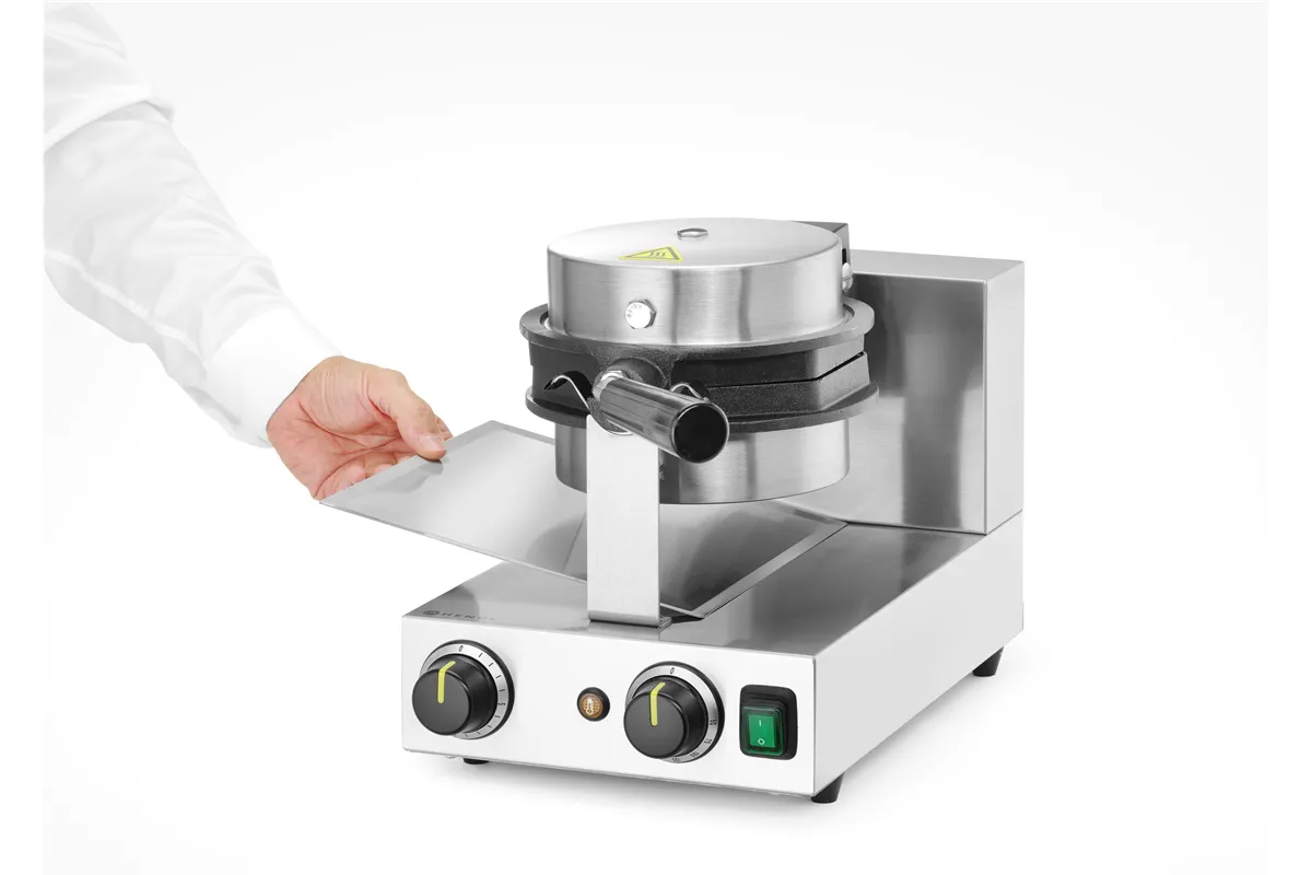 Gofrownica obrotowa do gofrów Bubble Waffle, 220-240V/1500W, 255x560x318mm Hendi 212196