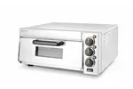 Piecyk do pizzy 1-komorowy 2000 W, srebrny, 230V/2000W, 580x560x275mm Hendi 220290