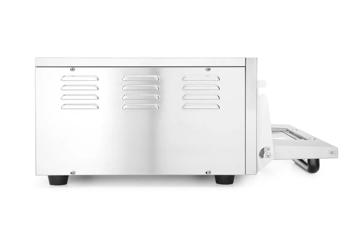Piecyk do pizzy 1-komorowy 2000 W, srebrny, 230V/2000W, 580x560x275mm Hendi 220290