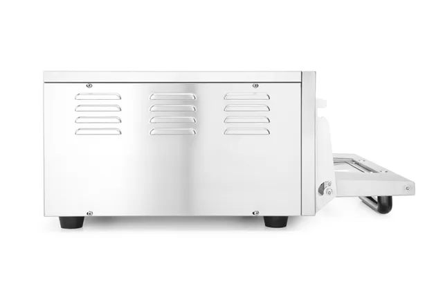 Piecyk do pizzy 1-komorowy 2000 W, srebrny, 230V/2000W, 580x560x275mm Hendi 220290