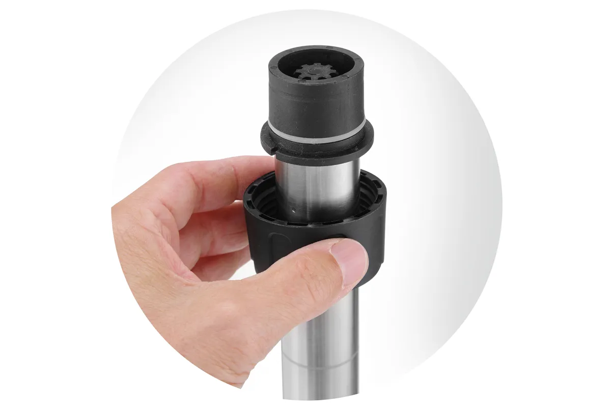 Mikser ręczny 500 ze zmienną prędkością i ramieniem miksującym 500mm, Kitchen Line, czarny, 230V/500W, ⌀100x916mm Hendi 221341