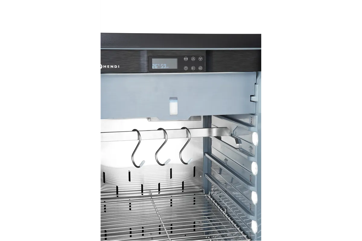 Szafa do sezonowania mięsa, 233L, 220-240V/170W, 595x760x1270mm Hendi 221433