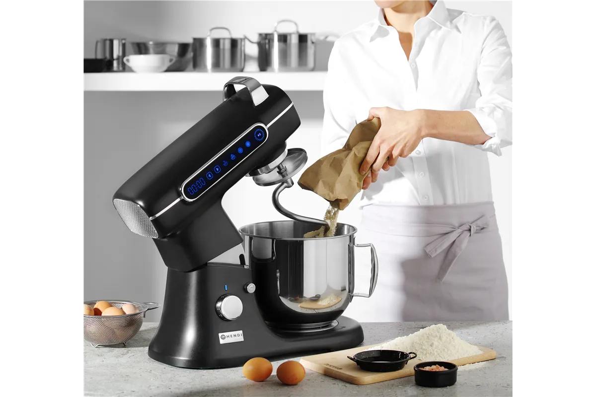 Blackbolt mikser planetarny HENDI, 7L, czarny, 220-240V/1500W, 460x310x379mm Hendi 221570