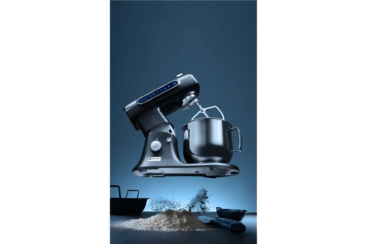 Blackbolt mikser planetarny HENDI, 7L, czarny, 220-240V/1500W, 460x310x379mm Hendi 221570