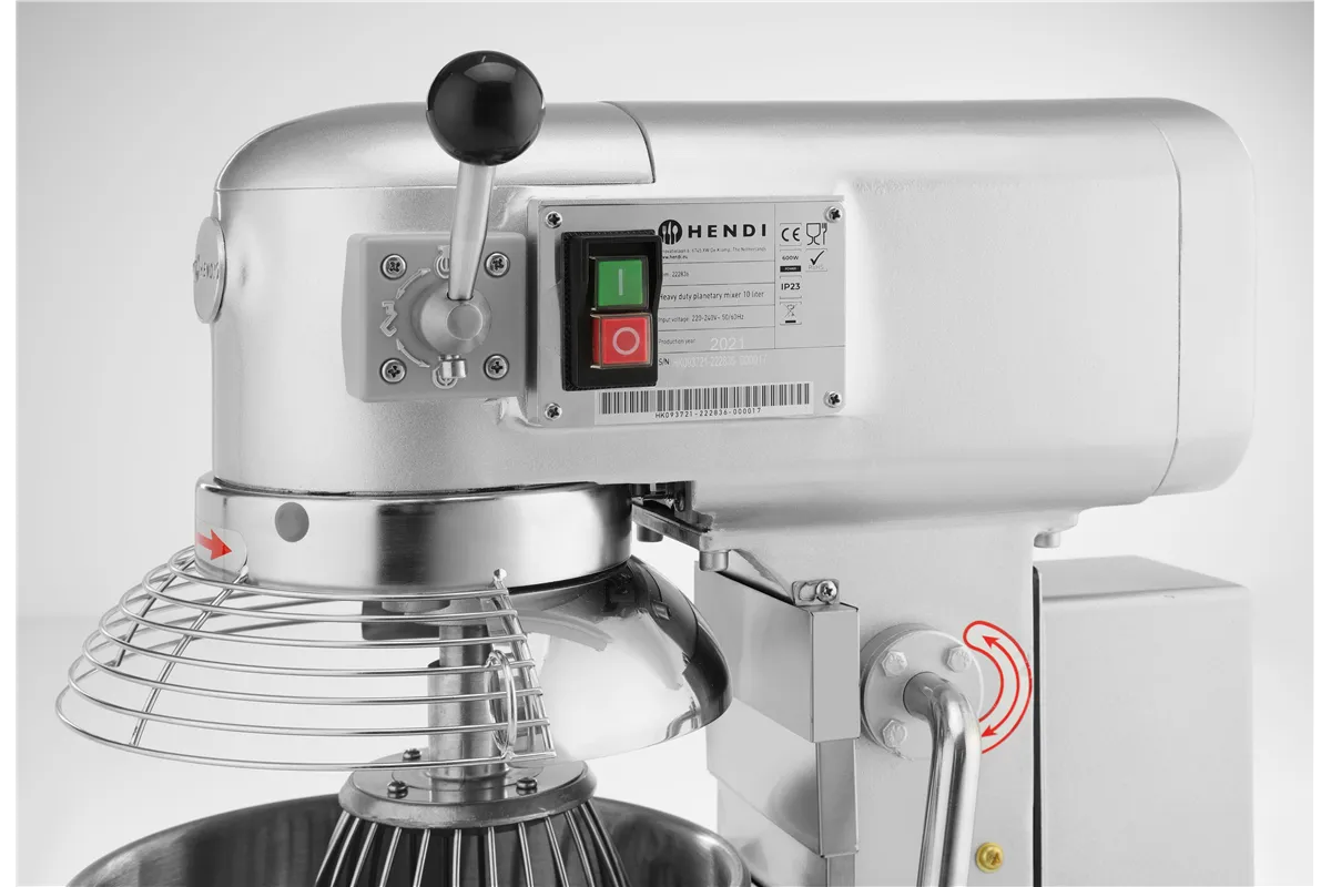 Mikser planetarny, Kitchen Line, 20L, 230V/1100W, 496x570x880mm Hendi 222843