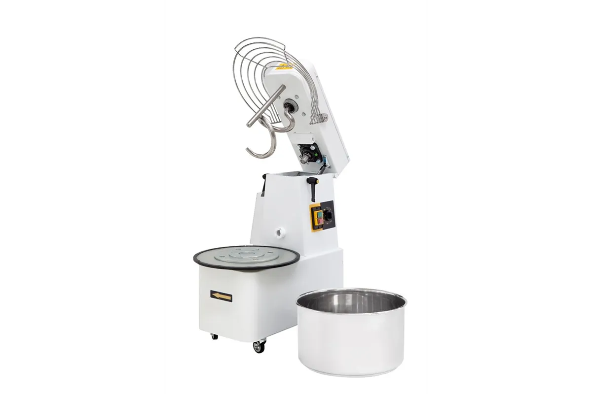 Miesiarka spiralna z wyjmowaną dzieżą o 2 prędkościach, 41l, 112 kg/h, 41L, 400V/1700W, 480x815x850mm Prismafood 222935