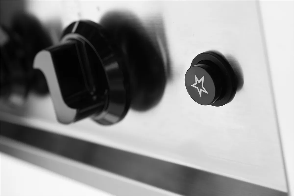 Kuchnia gazowa 5-palnikowa na podstawie otwartej, Kitchen Line, 14,3kW, 900x640x910mm Hendi 225806