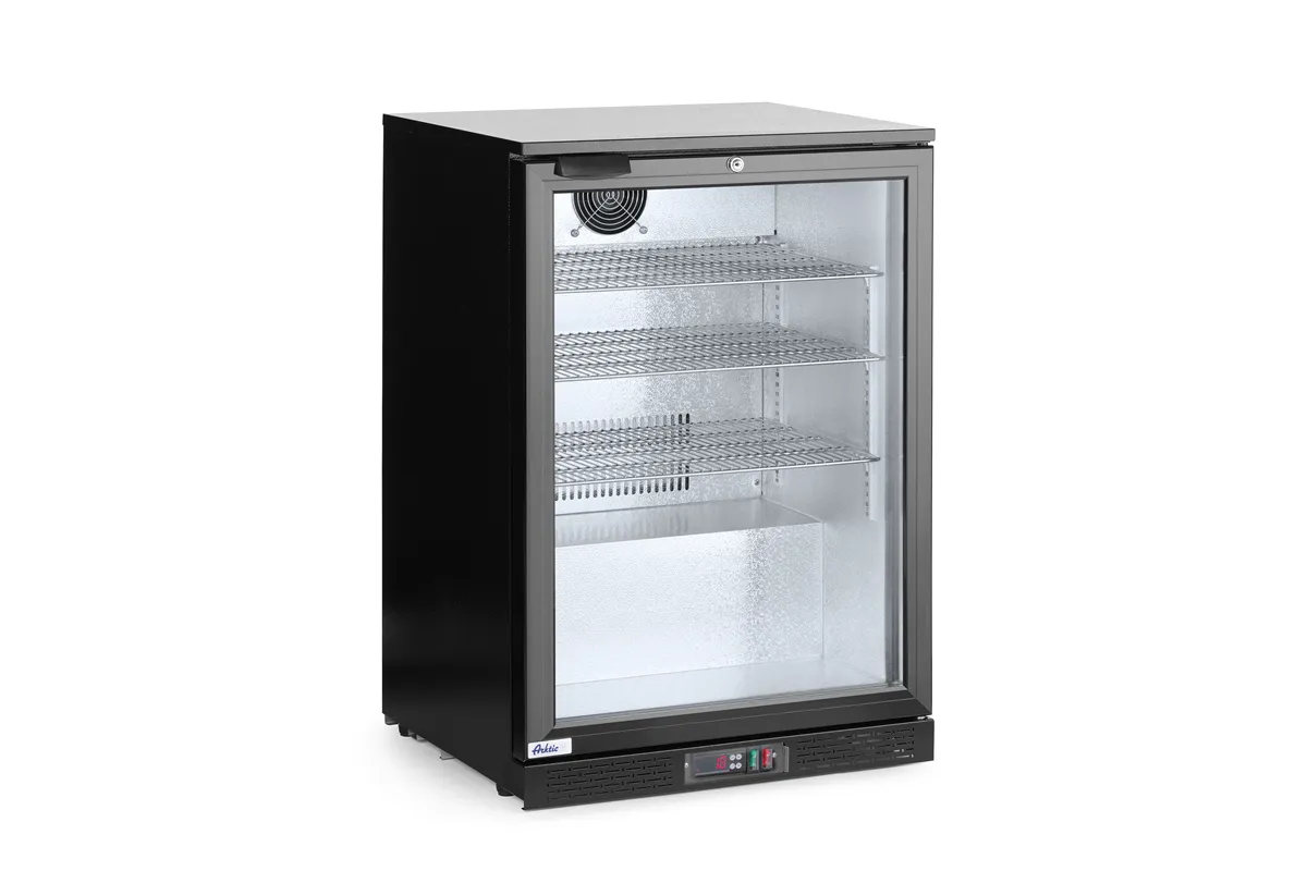 Lodówka barowa 1-drzwiowa, 105L, czarny, 220-240V/120W, 600x530x865mm Arktic 226568