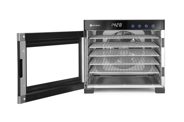 Suszarka do żywności, Profi Line, 6 tac, 230V/650W, 342x485x309mm Hendi 229033 Suszarka do żywności, Profi Line, 6 tac, 230V/650W, 342x485x309mm Hendi 229033