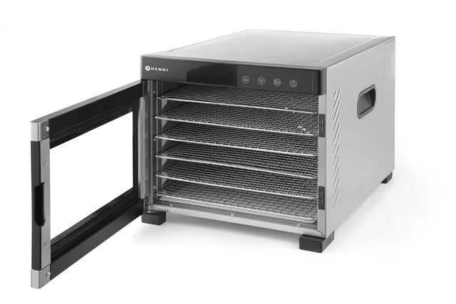 Suszarka do żywności, Profi Line, 6 tac, 230V/650W, 342x485x309mm Hendi 229033 Suszarka do żywności, Profi Line, 6 tac, 230V/650W, 342x485x309mm Hendi 229033