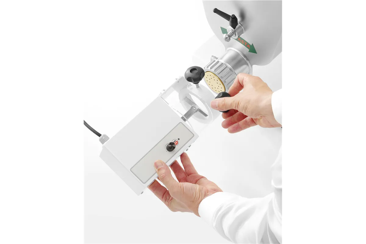 Nóż elektryczny do odcinania kawałków wyciskanego makaronu, 240x110x70mm Hendi 229330