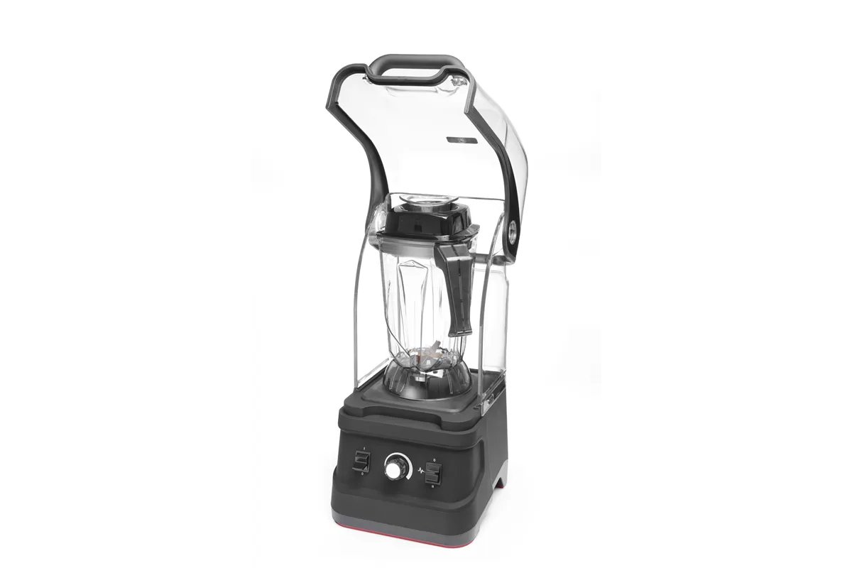 Blender barmański z obudową wyciszającą, 2,5L, czarny, 220-240V/1680W, 250x300x540mm Hendi 230688