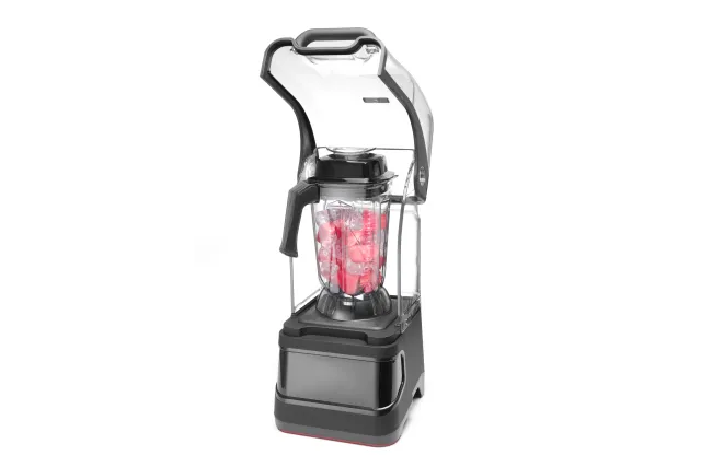Blender barmański elektroniczny z obudową wyciszającą, 2,5L, czarny, 220-240V/1680W, 250x300x546mm Hendi 230695